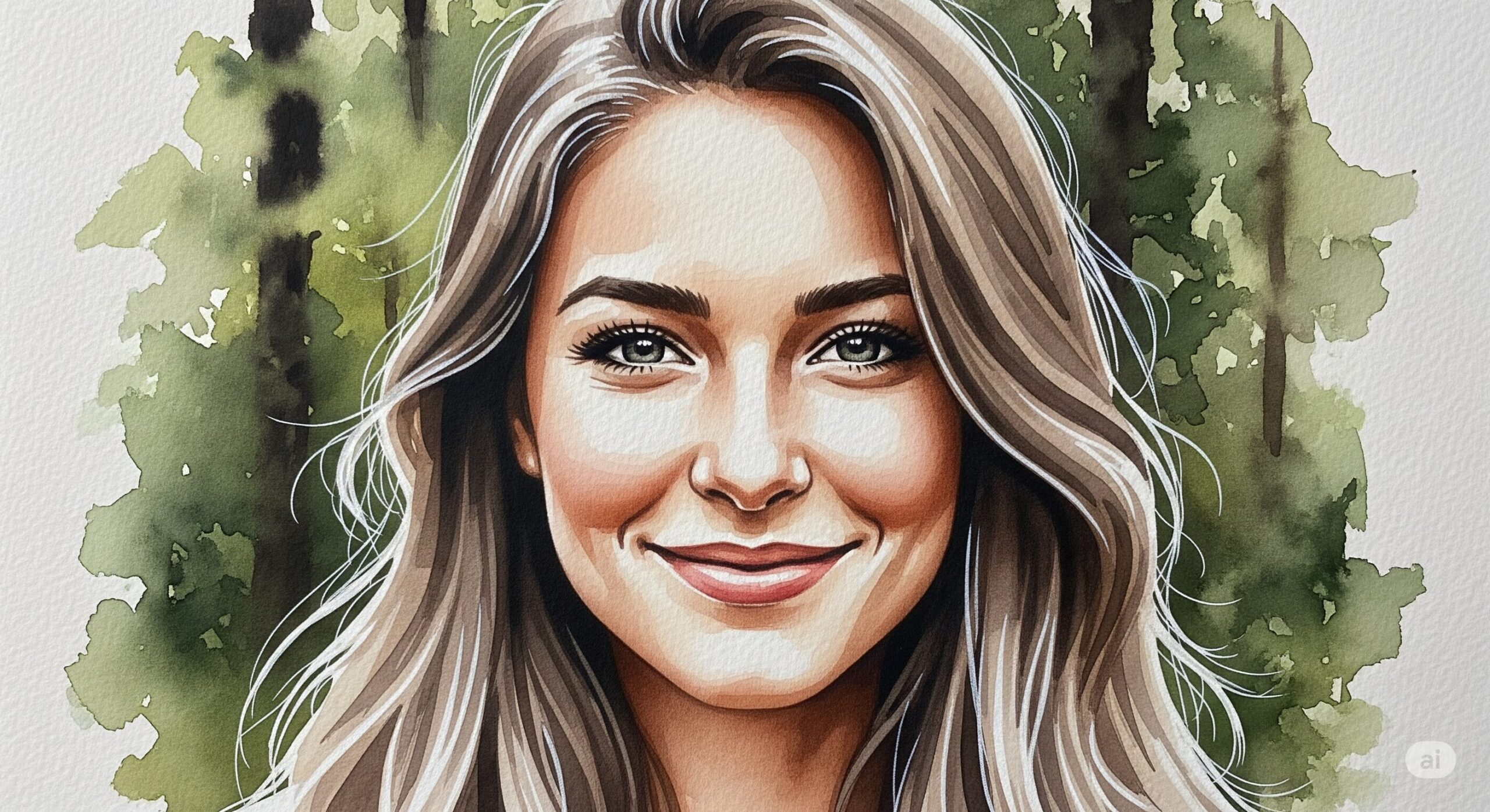 若い女性の笑顔