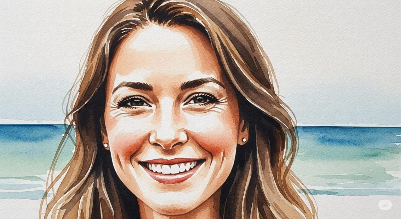 若い女性の笑顔