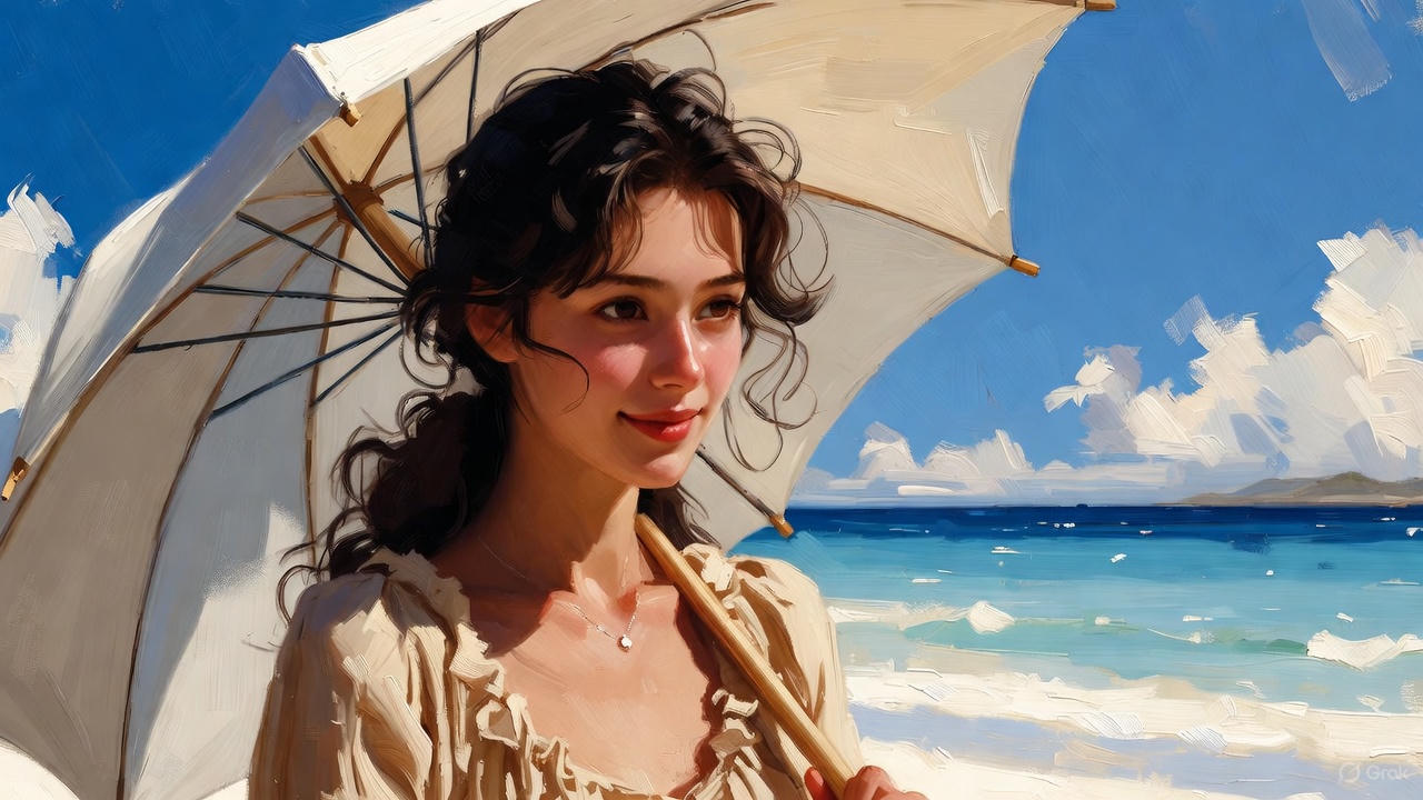 若い女性の笑顔